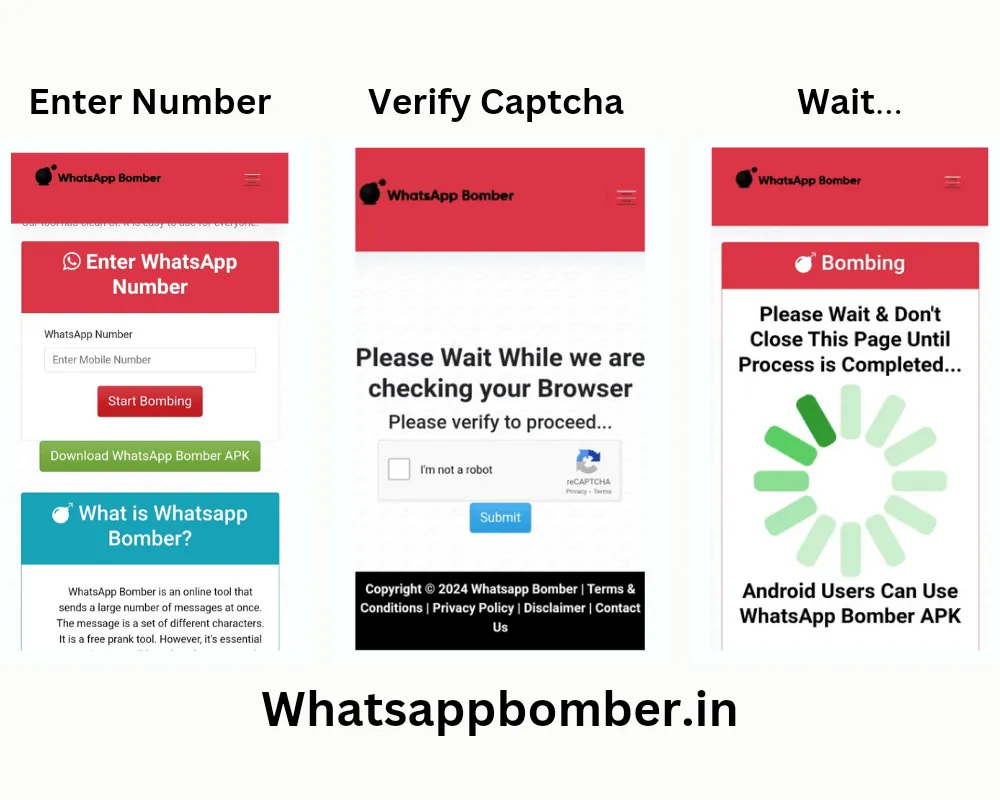 tutorial for using whatsapp bomber